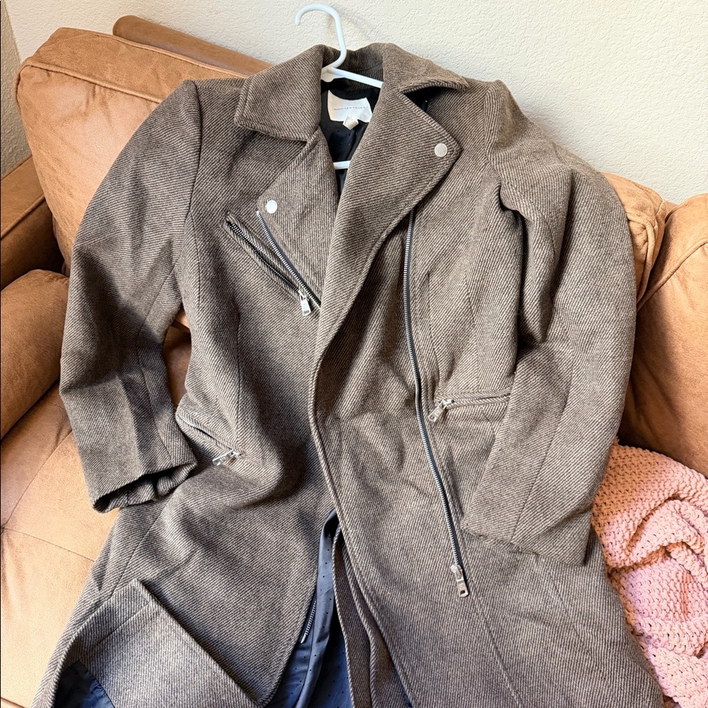 Avec Les Filles jacket Sz S brown